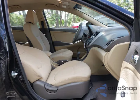 2012 Hyundai Accent Gls from USA, damaged, VIN KMHCU4AE2CU078517